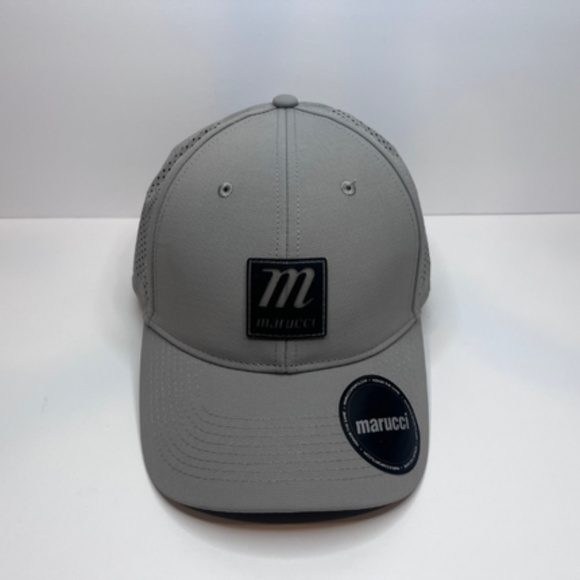 Marucci Performance Trucker Hat – Gray Snapback (Perforated Back) - Picture 1 of 6